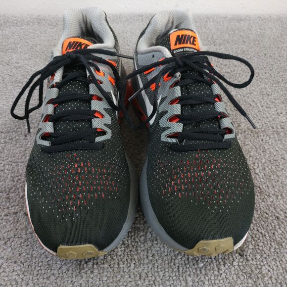 Nike Air Zoom Structure 20 Mens Size 13 Running Shoes Black Gray Sneakers - Picture 8 of 10